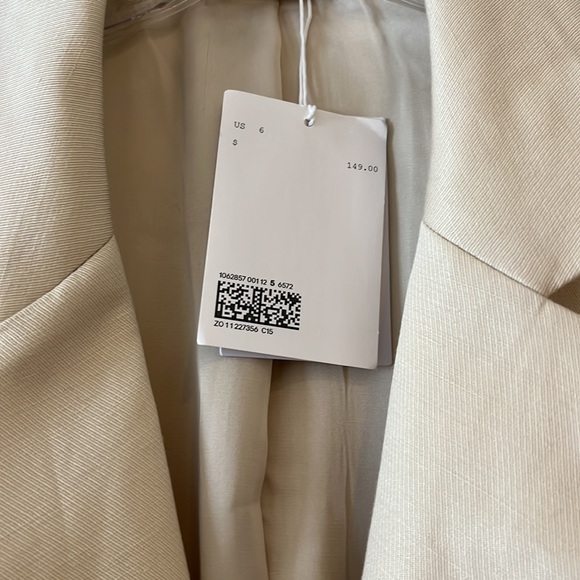 & Other Stories linen lyocell suit jacket - Picture 3 of 6